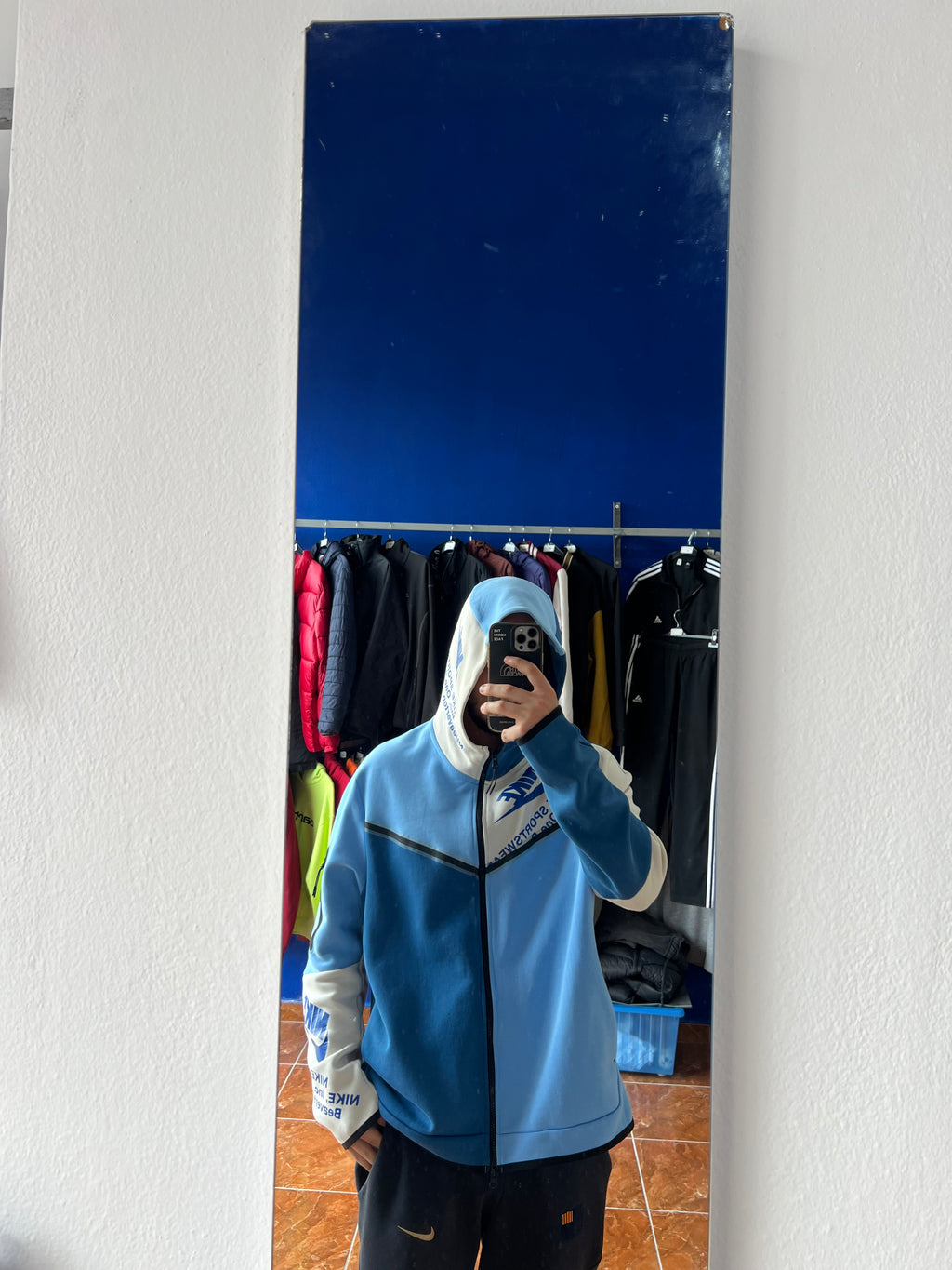 Nike Tech Fleece graphic jacket (XL)