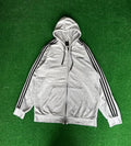Adidas zip-up hoodie (L)