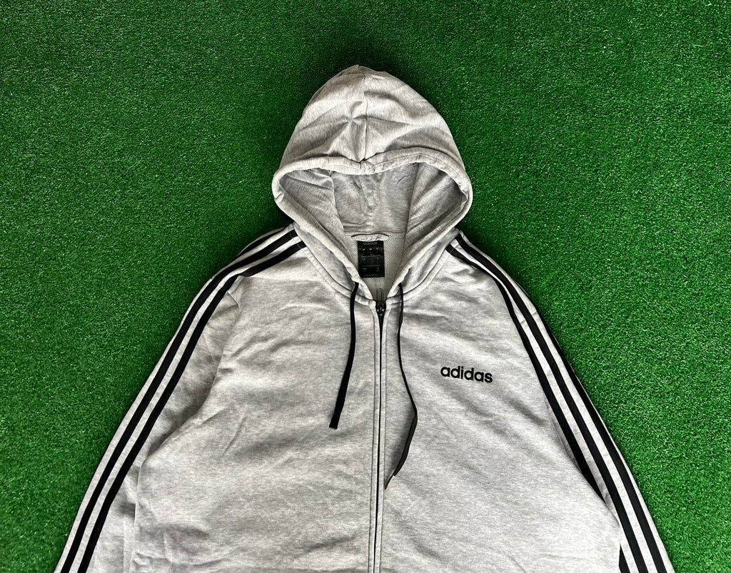 Adidas zip-up hoodie (L)